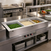 Thumbnail image #2 for Vollrath Short-Sided Drop-In 3-Pan Hot Well with Thermostatic Controls, Autofill and Manifold Drain