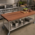 Thumbnail image #2 for Boos Block Full-Length Edge Grain American Black Walnut Kitchen Countertop, 108 x 32 x 2-1/4 Inches