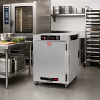 Thumbnail image #3 for Metro HotBlox™ HBCW8-AS-UC Wide 8-Pan Undercounter Insulated Holding Cabinet, Solid Door, Analog Controls