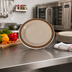 Thumbnail image #3 for Durus® 9 Inch Round Wide Rim Melamine Dinner Plate, Sierra Sand