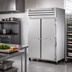 Thumbnail image #2 for True Spec Series Two-Section Reach-In Refrigerator/Freezer with Locking Stainless Steel Doors