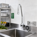 Thumbnail image #2 for ChekPoint Wall-Mount Electronic Touchless Faucet with Surgical Bend Gooseneck Spout, 2.2 GPM