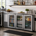 Thumbnail image #2 for True 72-Inch Three-Door Glass Swing Door Back Bar Cooler, 24-Inch Deep, Stainless Top and Exterior