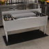 Thumbnail image #2 for Glastender CBA-60-CP10 Stainless Steel Underbar Combo Ice Bin/Cocktail Unit with 10-Circuit Cold Plate and Dual Bottle Wells