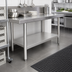 Thumbnail image #2 for 36 Inch Wide x 24 1/8 Inch Deep 300 Series Stainless Steel Dishtable Undershelf