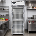 Thumbnail image #2 for Continental Refrigerator D1FENSAGDHD Designer Line One-Section Wide Reach-In Freezer with Half Glass Doors