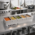 Thumbnail image #2 for Vollrath Five-Well Electric Drop-In Hot Food Well with 316 Marine-Grade Stainless Steel Wells