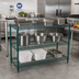 Thumbnail image #3 for Advance Tabco Special Value Heavy-Duty Green Epoxy-Coated Wire Shelf, 48-Inch x 18-Inch, NSF Listed