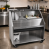 Thumbnail image #2 for Glastender 60-Inch Portable Stainless Steel Bar for Stackable Cups with Insulated Ice Bin and Iced Beverage Compartment