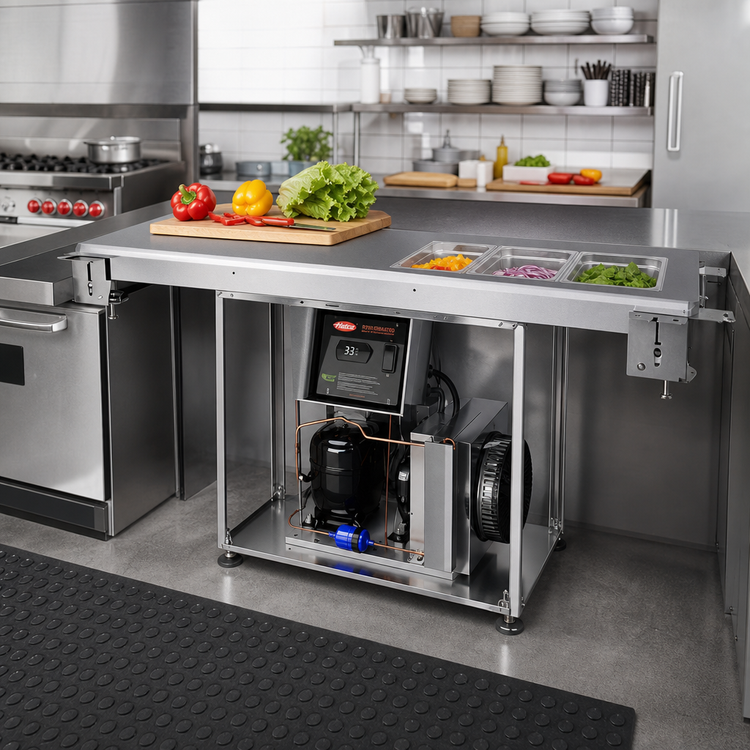Product image #2 for Hatco 24-Inch Undermount R-290 Refrigerated Cold Shelf with Electronic Temperature Control