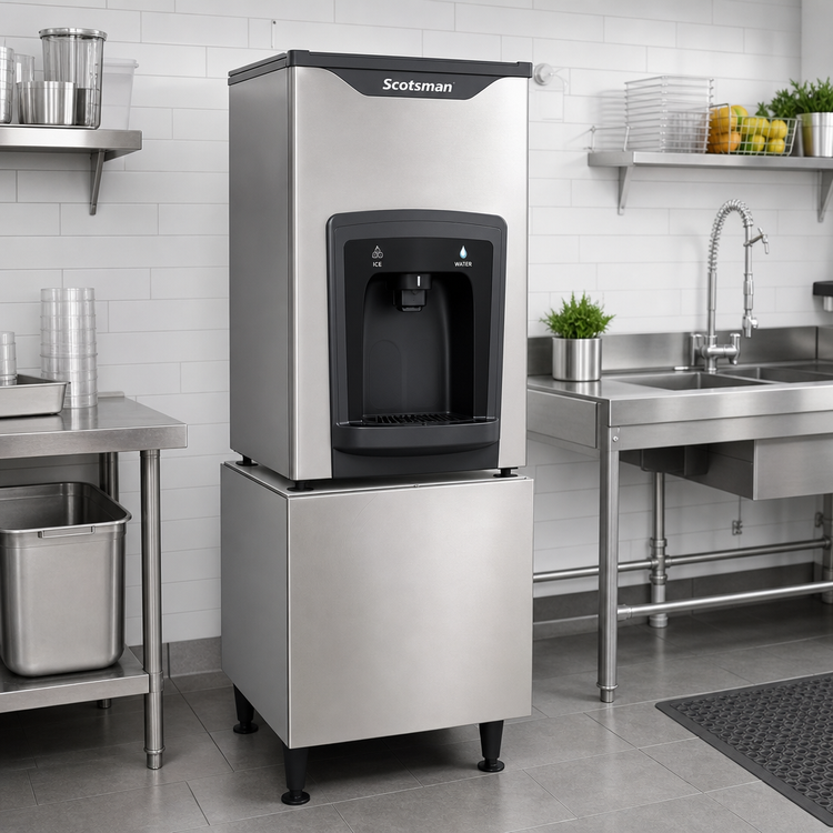 Product image #2 for Scotsman Stainless Steel Machine Stand for HID525 & HID540 Ice & Water Dispensers