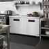 Thumbnail image #2 for Hoshizaki Steelheart UR60B-LP 60-Inch Low Profile Two-Door Undercounter Refrigerator, 15.1 Cu. Ft.