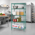 Thumbnail image #2 for EagleGard 4-Tier Stationary Wire Starter Shelving Unit, 24W x 21D x 74H
