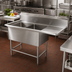 Thumbnail image #2 for John Boos Pro-Bowl 2-Compartment Stainless Steel Sink with Right Drainboard