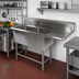 Thumbnail image #2 for John Boos Pro-Bowl 2-Compartment Stainless Steel Sink with Right Drainboard