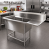Thumbnail image #2 for John Boos Pro-Bowl 2-Compartment Stainless Steel Sink with Right Drainboard