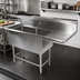 Thumbnail image #2 for John Boos Pro-Bowl 2-Compartment Stainless Steel Sink with Right Drainboard