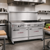 Thumbnail image #2 for Southbend Ultimate 60-Inch Gas Restaurant Range with 48-Inch Griddle and 2 Cabinet Bases