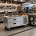 Thumbnail image #2 for Delfield Low Profile Refrigerated Equipment Stand, 56-1/4 Inch Wide, 2 Drawers, Side-Mounted Self-Contained Refrigeration