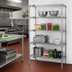 Thumbnail image #2 for Quantum 48-Inch x 24-Inch x 74-Inch 304 Stainless Steel Stationary Wire Shelving Unit