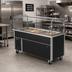 Thumbnail image #2 for Randell Custom & Serving Mobile Modular Refrigerated Cold Food Table, 60-Inch W x 30-Inch D, 4 x 12 x 20 Pan Capacity