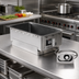 Thumbnail image #2 for Eagle Group Drop-In Rectangular Hot Well Food Warmer, 1 Full-Size Pan, 240V Electric, With Drain