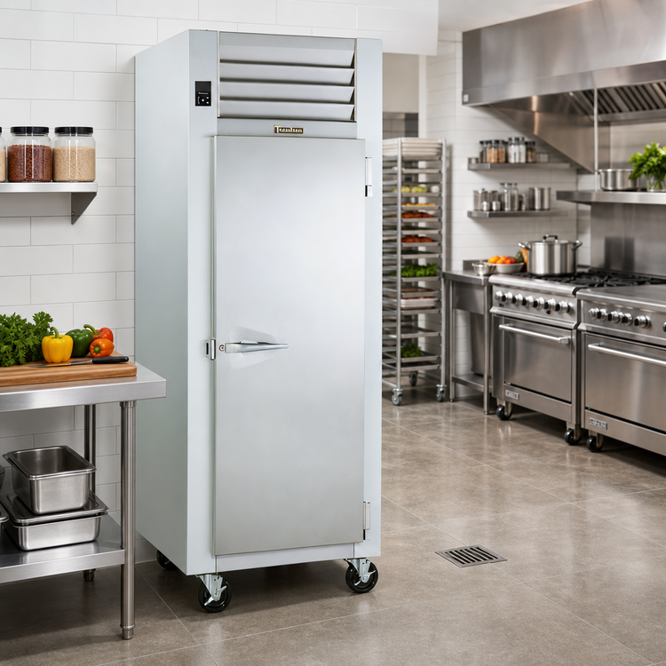 Product image #2 for Traulsen Dealer's Choice G12011 1-Section Reach-In Freezer with Full-Height Solid Left-Hinged Door