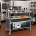 Thumbnail image #2 for Atlas Metal CAHC-5 Dual Temperature 5-Pan Mobile Hot and Cold Food Serving Counter