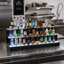 Thumbnail image #3 for Krowne Royal Series Lighted Countertop Liquor Display, 3-Tier, 60 Inch, Right Cord, 45-Bottle Capacity
