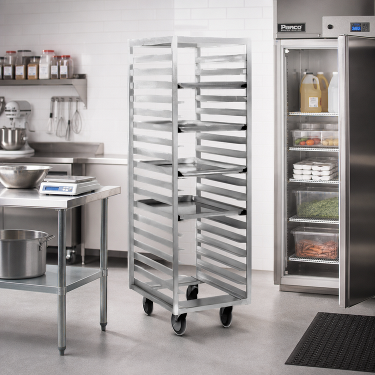Product image #2 for Panco Roll-In Refrigerator Rack for 18 x 26 Inch Trays