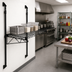 Thumbnail image #2 for Quantum Wall-Mount Cantilever Single-Shelf Starter Unit with Wire Shelf and Black Epoxy Finish