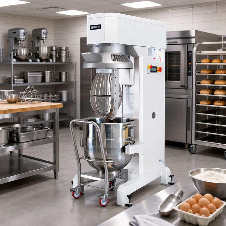 Product image #2 for Doyon BTL100 100-Quart Floor Model Planetary Mixer with Electric Bowl Lift