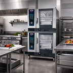 Thumbnail image #2 for RATIONAL Quick Ship ICP 6-FULL ON 6-FULL E 480V 3 PH-QS Double-Stack Full-Size Electric Combi Ovens, Programmable Controls, 480/440V 3-Phase