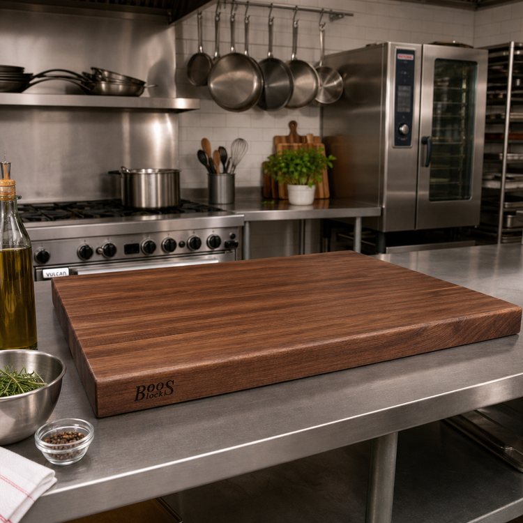 Product image #2 for Boos Block American Black Walnut Edge Grain Kitchen Countertop, 36 x 32 x 3 Inch, Flat, Penetrating Oil Finish