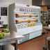 Thumbnail image #2 for Howard-McCray 32E Series 38-Inch Wide 3-Shelf Dairy Open Merchandiser, Open Front, Remote Refrigeration, LED-Lit