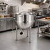 Thumbnail image #2 for Groen FT-60 60-Gallon Direct Steam 2/3-Jacketed Steam Kettle with Tri-Leg Base