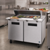 Thumbnail image #2 for Hoshizaki Steelheart SR48B-12M 48-Inch Two-Section Mega Top Prep Refrigerator