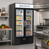 Thumbnail image #3 for Beverage Air MarketMax 2-Section Reach-In Glass Door Freezer Merchandiser, 35.08 Cu. Ft., Bottom-Mounted Self-Contained Refrigeration