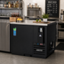 Thumbnail image #2 for Everest Refrigeration EBC37 Horizontal Bottle Cooler, 11 Cu. Ft., Side-Mounted R290, Black Vinyl Exterior