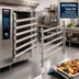 Thumbnail image #2 for RATIONAL Type 62 Hinging Rack for 6 2/1 GN Pans, 2-5/8 Inch Rail Spacing