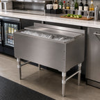 Thumbnail image #2 for John Boos Slim-Line UBIB-1836-CP7 36-Inch Underbar Ice Bin/Cocktail Unit, 18-Inch Deep, 7-Circuit Cold Plate, Stainless Steel