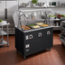 Thumbnail image #2 for Vollrath 2-Series Affordable Portable 4-Well Mobile Hot Food Station Deluxe with Breath Guard and Enclosed Base