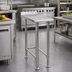 Thumbnail image #2 for Eagle Deluxe Series 15 Inch x 30 Inch Stainless Steel Filler Table with Rear Upturn