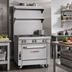 Thumbnail image #2 for Southbend Platinum 32-Inch Gas Heavy Duty Range with Two 16-Inch Uniform Hot Tops and Convection Oven