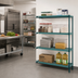 Thumbnail image #2 for Metro Super Erecta Pro 21-Inch x 42-Inch x 63-Inch Add-On Polymer Shelving Unit with 4 Shelves