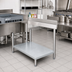 Thumbnail image #2 for Eagle Group 36-Inch Galvanized Dishtable Undershelf