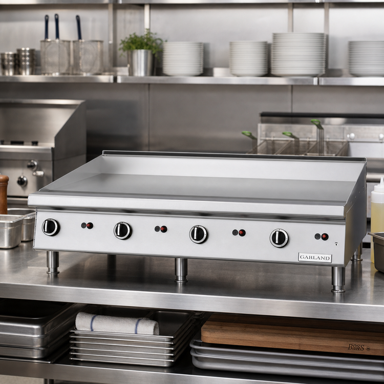 Product image #2 for Garland GTGG48-G48M Heavy-Duty Countertop Gas Griddle, 47-1/4" x 23" Cooking Surface, Manual Hi-Lo Controls