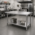 Thumbnail image #2 for Omcan Elite Series 72 x 30 Inch Stainless Steel Work Table with Undershelf