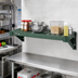 Thumbnail image #2 for Eagle Group Quik-Set Louvered Solid Shelf, 36 x 24 Inch, 14-Gauge Galvanized Steel, Green Epoxy Finish