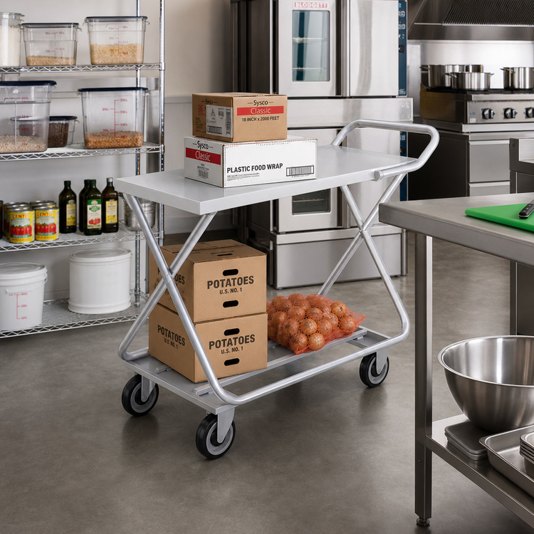 Product image #3 for Channel STKG100H Stocking/Marking Truck with Handle, 19 x 46 x 34 Inches, Chrome Construction